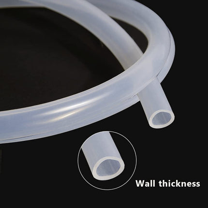 Feelers 1"ID-1-1/4" OD Silicone Tubing Food Grade Pure Silicon Tube High Temp Home Brewing Winemaking Silicone Hose Tubing, 9.84ft Length
