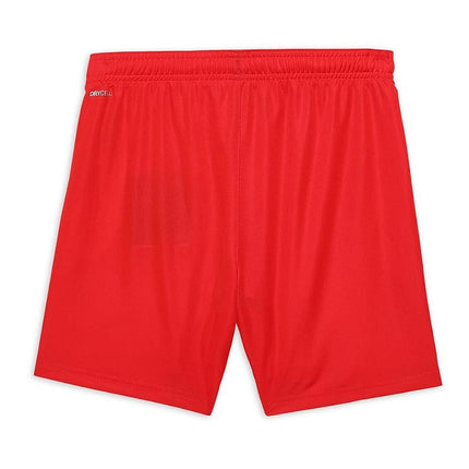 PUMA Pantalón Corto TeamLIGA para Niño, Rojo Blanco, X-Small