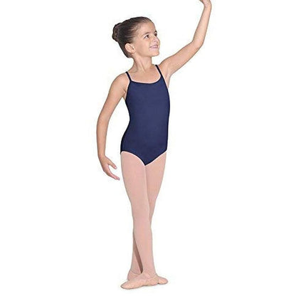Bloch Dance Girls Parem Microlux Camisole Leotard, Navy, 12