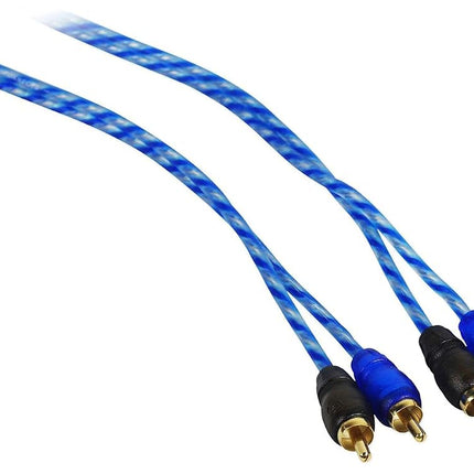 Rockville RWK82 8 Gauge 4 Chan Car Amp Wiring Installation Wire Kit (2) RCA's