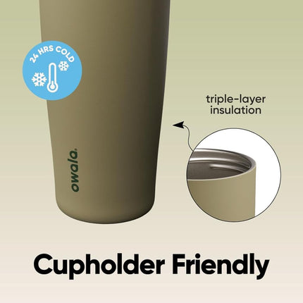 Owala FreeSip Sway Insulated Water Bottle - 1183ml (40oz) Off Road
