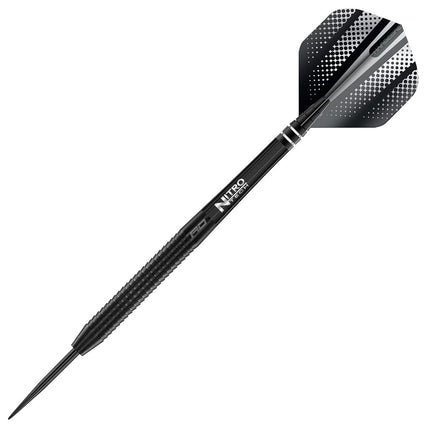 RED DRAGON Darts | Razor Edge Black 28g Steel Tip | 85% Tungsten Darts Set