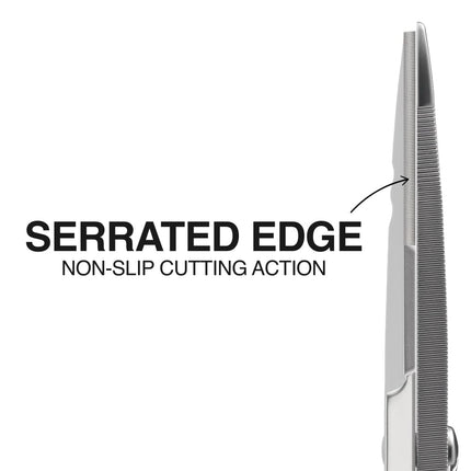 Klein Tools 100CS Serrated Electrician Scissors with Stripping Notches