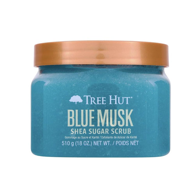 Tree Hut Blue Musk Shea Sugar Scrub, Exfoliating, 
