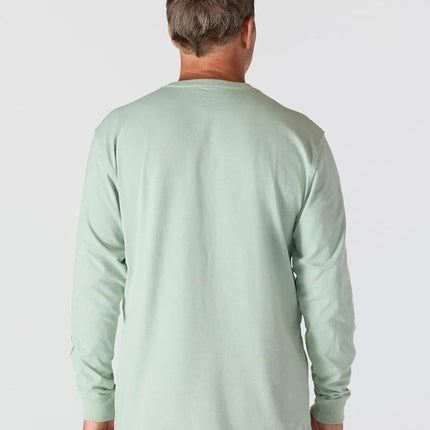 Carhartt Men's Loose Fit Heavyweight Long-sleeve Logo Sleeve Graphic T-shirt, Seabrook, XXXL Tall