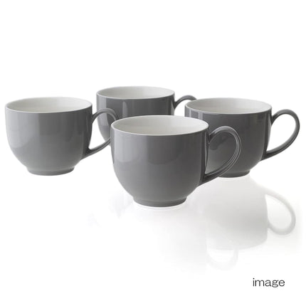 for Life Mug Cup 8.8 fl oz (295 ml) Q Tea Cup with Handle Gray 521Gry