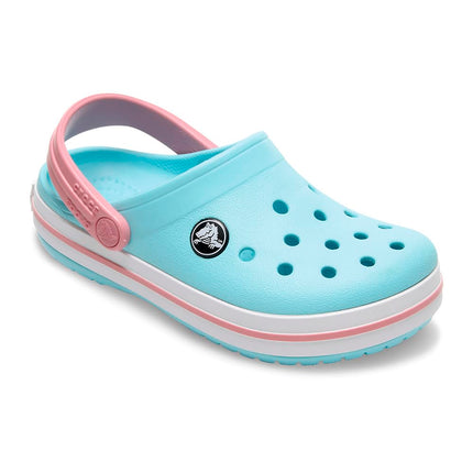 Crocs Unisex Kids Crocband K Clogs, Ice Blue White, 12 UK Child