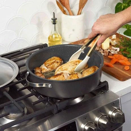 Nordic Ware Verde Ceramic Nonstick Braiser with Lid