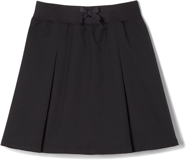 French Toast Girls' Pull-On Kick Pleat Performance