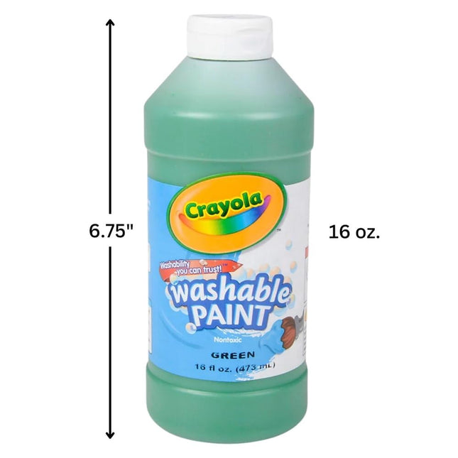 Washable Paint, Green, 16 oz