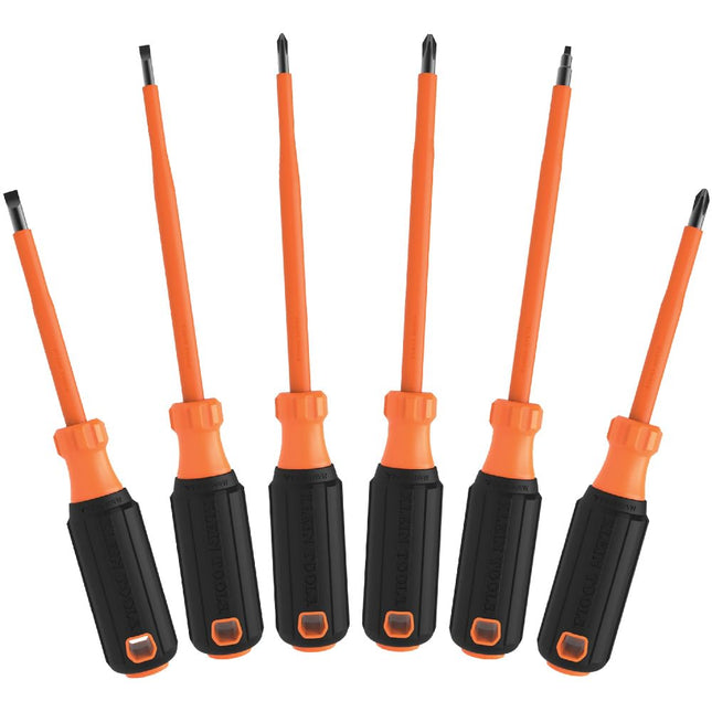 Klein Tools 85076INS Insulated Screwdriver Set Fea