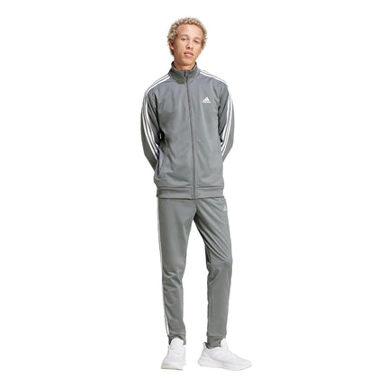 adidas mens Basic 3-stripes Tricot Track Suit, Grey, M Tall