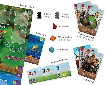 Renegade Game Studios Raiders of The North Sea Fields of Fame Tabletop Game
