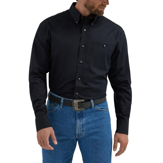 Wrangler Men's George Strait Western Long-Sleeve R