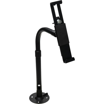 CTA Digital Height-Adjustable Tabletop Security Elbow Mount for iPad Pro Black 7-14 Inch Tablets