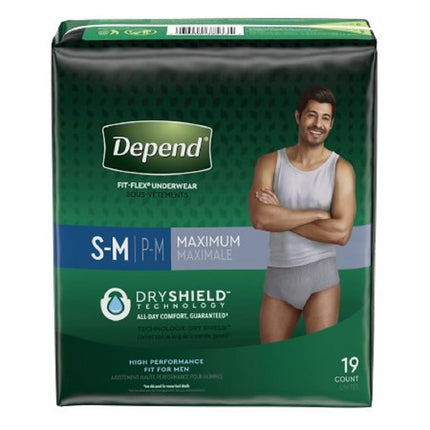 Depend FIT-FLEX Incontinence Underwear for Men, Ma