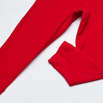 French Toast Girls' Toddler Solid Legging, red, 3T