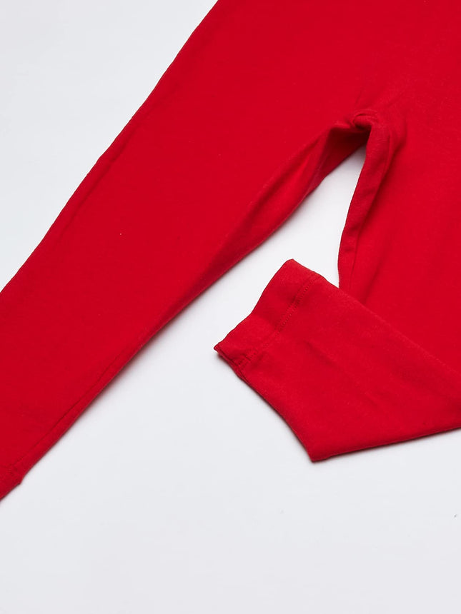 French Toast Girls' Toddler Solid Legging, red, 3T
