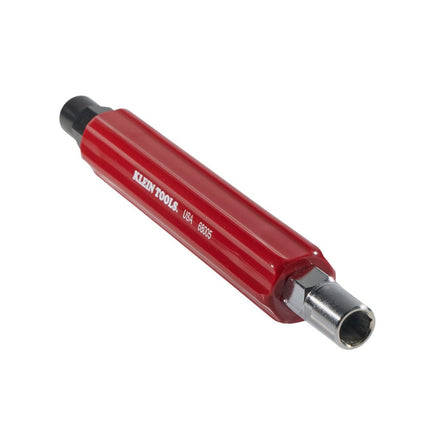 KLEIN TOOLS 68005 Wrench, Made in USA, High Impact Can Wrench with 7/16-Inch and 3/8-Inch Hex Sockets for Telecom