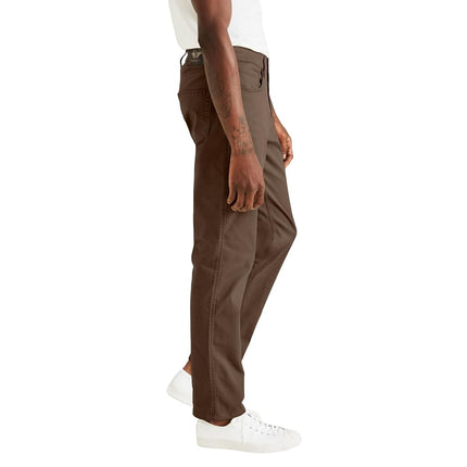 Dockers Men's Straight Fit Jean Cut All Seasons Tech Pants (Standard und Big & Tall), Smokey Hazelnut, 42W / 32L