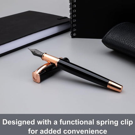 Monteverde MV29864 Impressa Suitable for Right or Left-Handed Fountain Pen Black