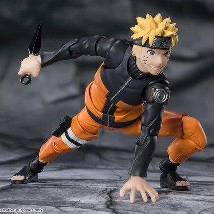 TAMASHII NATIONS - Naruto Shippuden - Naruto Uzumaki -El Jinchuriki Confiado con la Esperanza, Bandai Spirits S.H.Figuarts Figura de Acción