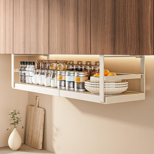 Curtainboro Expandable Under Cabinet Shelf Organiz