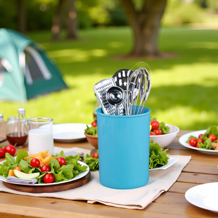 Reston Lloyd Calypso Basic Plastic Utensil Holder, Turquoise,00702