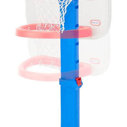 little tikes XCC642340 Juego de juguete de baloncesto Easyscore, azul, 23,75 x 22 x 61 pulgadas