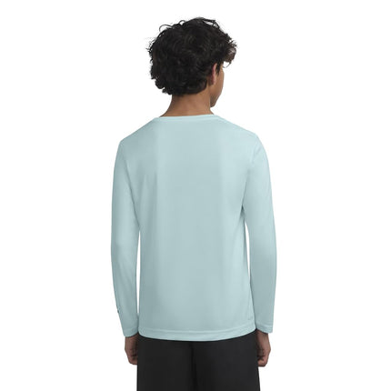 Camiseta de natación Hurley de manga larga con protección solar UPF 50+ para niño, color Mint Candy Heather, talla 5