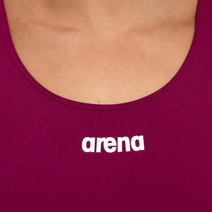 ARENA Women's Solid Team MaxLife Swimsuit Swim Tech Back One Piece Ladies Bathing Suit Racing Competition Training Swimwear