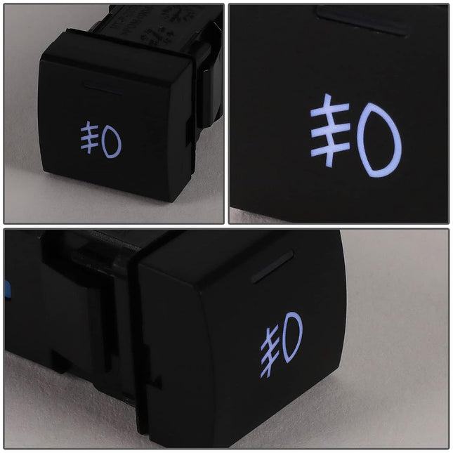 DNA MOTORING FLSW-019 Car Dash Mount Fog Light Lamp Switch with Wiring Harness Compatible with 2019-2022 RAV4 / 2018-2022 Camry / 2020-2022 Corolla