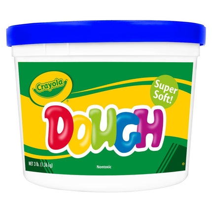 Plastilina Crayola para modelar, azul, material escolar y de arte a granel para niños, 1.36 kg, balde resellable