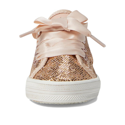 Keds Girl's Kickstart Jr. Celebrations (Toddler/Little Kid) Sneaker, Rose Gold Sparkle, 9 US Little Kid