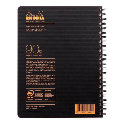 Rhodia Meeting Book, Black, 1 (CR-119941)