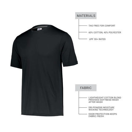 Russell Athletic Men's Performance T-Shirt, Black, Large