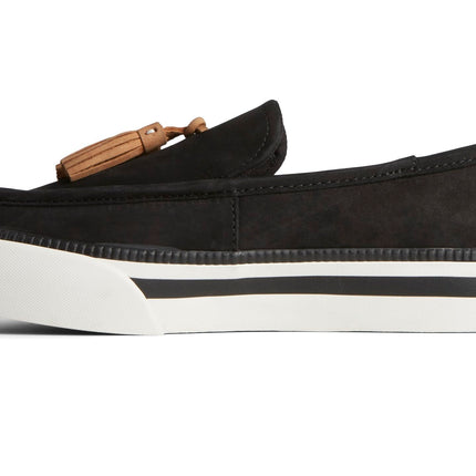 Sperry Women's Sea Sailor Platform, Black Leather, 6.5