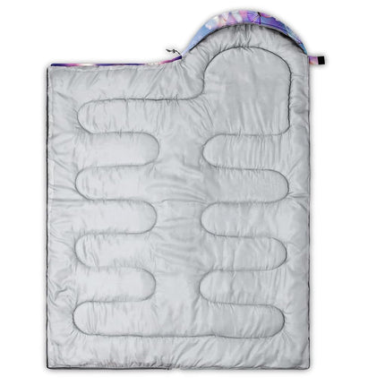 QOOMO Color Butterfly Waterproof Sleeping Bags for Adults & Kids,Printed Camping Sleeping Bags, 3 Season Warm & Cool Weather,Lightweight,Traveling,and Outdoors,Camping Gear Equipment,31x90inch