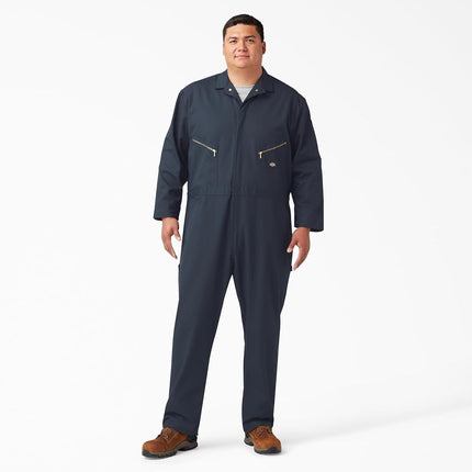 Dickies - Monos de manga larga de lujo para hombre, color azul marino oscuro, talla grande y alta
