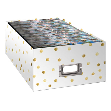 Pioneer Photo Albums Photo Box, Gold