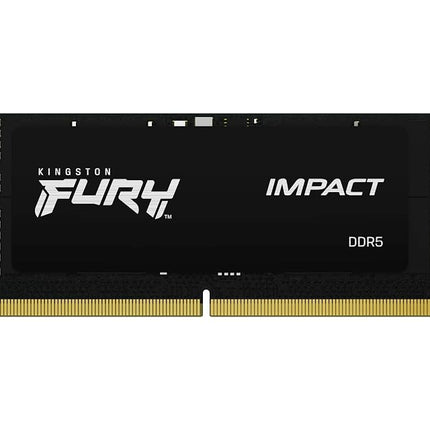 Kingston FURY Impact XMP 32GB 6000MT/s DDR5 CL38 SODIMM (Kit of 2) Notebook Gaming Memory - KF560S38IBK2-32