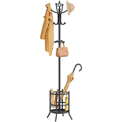 Tajsoon Coat Rack with Umbrella Holder, Coat Stand