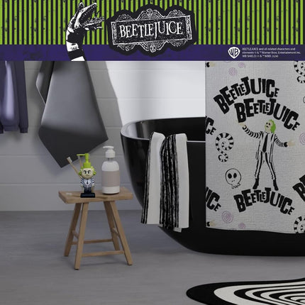 Beetlejuice Halloween Soap/Lotion/Hand Sanitizer Resin Pump Dispenser, 2.7 Ounces, (Officially Licensed Product) by Franco Collectibles
