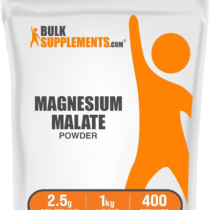 BulkSupplements.com Magnesium Malate Powder - Magn