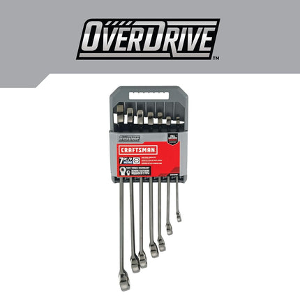 CRAFTSMAN OVERDRIVE 7-Piece Metric Wrench Set (CMMT87807)
