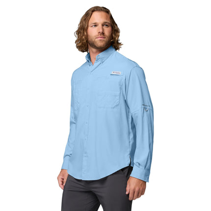 Columbia Camisa de manga larga Tamiami 2 para hombre, Camisa de manga larga, Sail, XXL