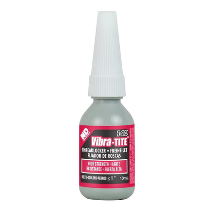 Vibra-TITE 140 Permanent High Strength Anaerobic Threadlocker, 10ml Bottle, Red