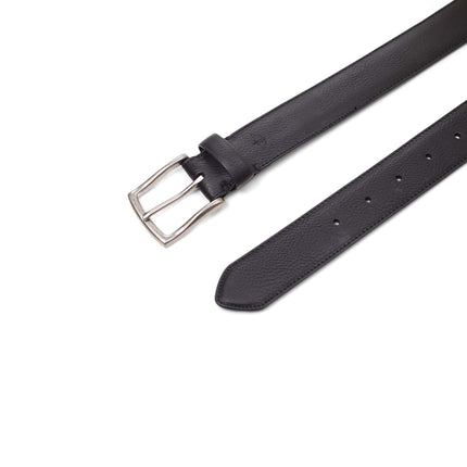 Dockers Men's Leather Casual Belt, Everyday Style (Regular and Big & Tall Sizing), Black Classic, Small (30-32)