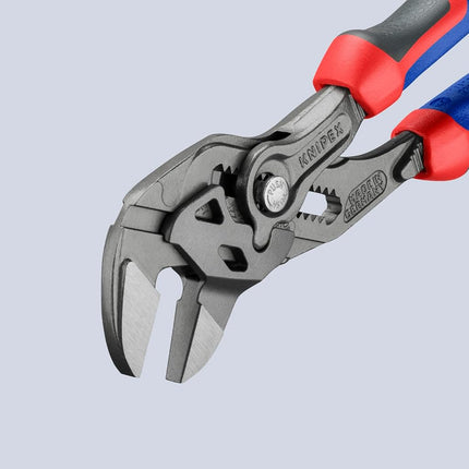 KNIPEX Tools 86 02 180 Pliers Wrench, Black Finish Comfort Grip, 7.25"