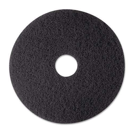 3M Stripper Floor Pad 7200, 12", Black, 5 Pads/Car
